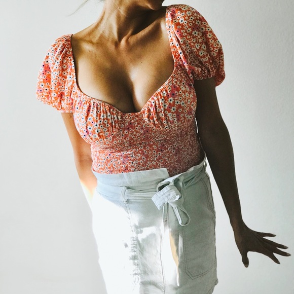 Skylar + Madison flower print top size M - Picture 6 of 9